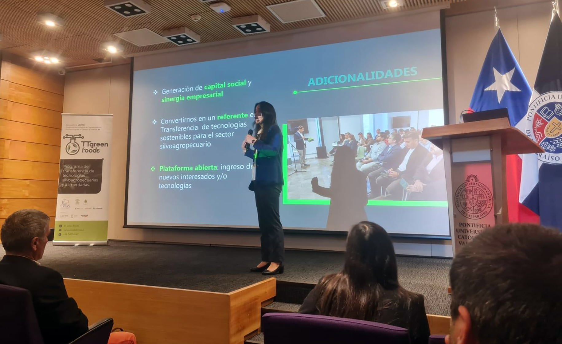 Encuentro de empresarios en transferencia tecnológica de soluciones sustentables.